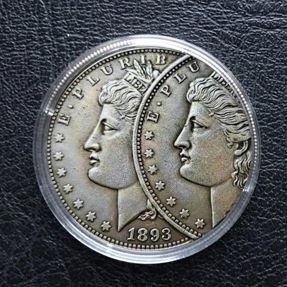 1893S Morgan Silver Dollar Commemorative Rare Die Error