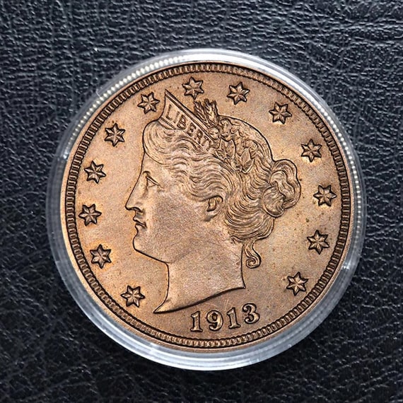 1913 Liberty Head Nickel US Collectible Commemorative Coin - Etsy