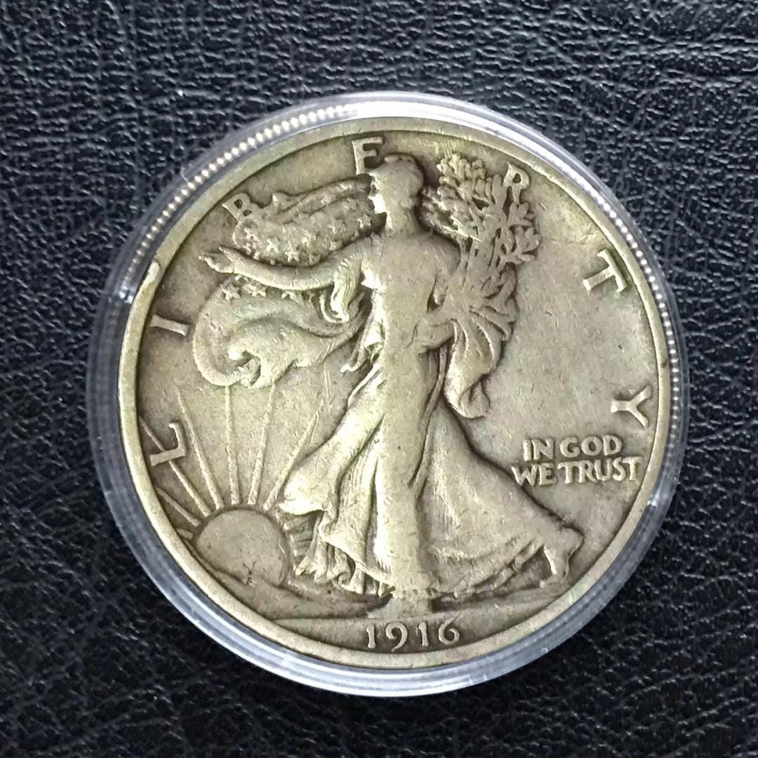 1916年 ウォーキングリバティハーフダラー記念米国収集用コイン - Etsy