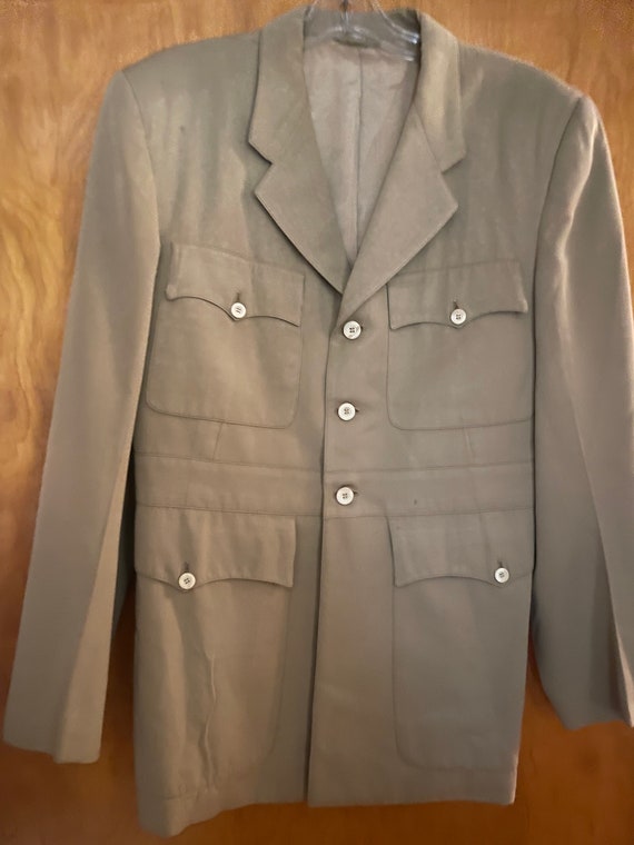 Wonderful 1930s Gabardine Belted Style Jacket - image 8