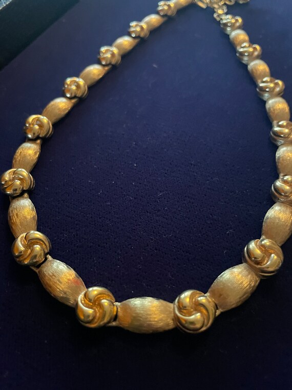 Sumptuous Golden Monet Necklace