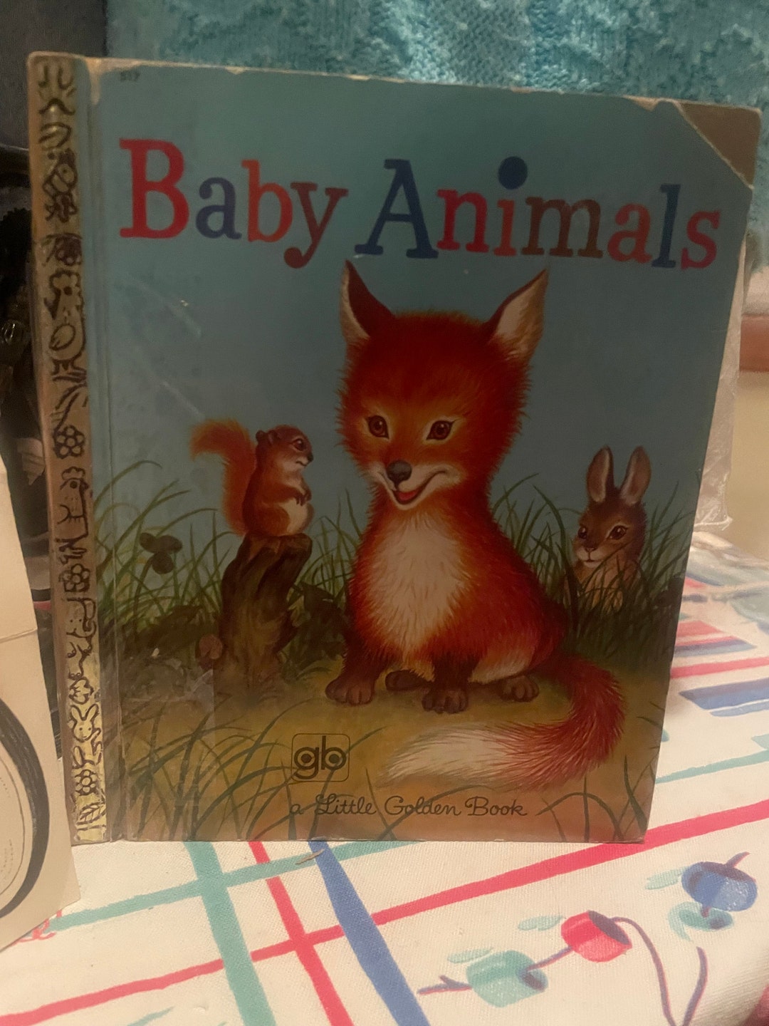 A Fun Baby Animals Golden Book Etsy