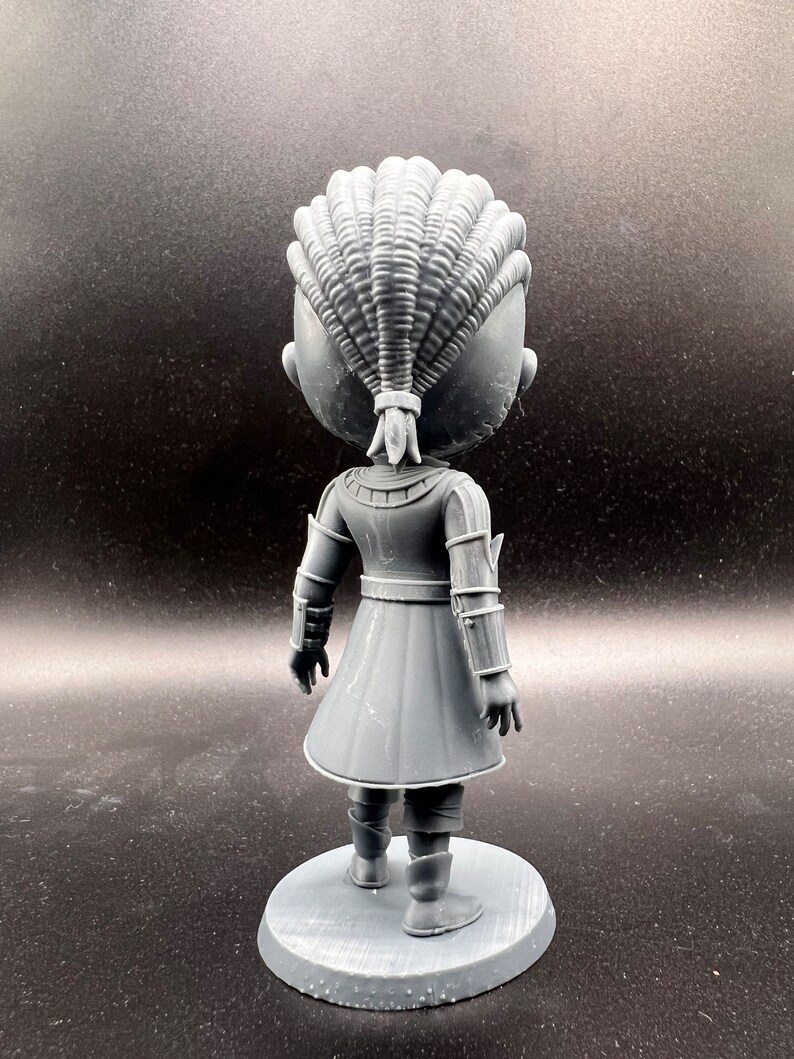 Wyll Chibi 101mm Human Warlock Mini Baldur's Gate 3 3D Resin Print 