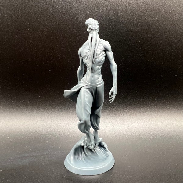 Illithid Mind Flayer 32mm/75mm Unpainted | Lord of the Print | 3D Resin Miniature | Tabletop Gaming Dungeons and Dragons Pathfinder RPG