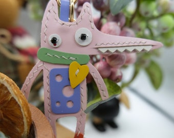 Dije de bolso de piel de zorro, llavero de piel de zorro, bonitos dijes para bolso, dijes para bolso hechos a mano, regalo de graduación, graduación de 2025, regalo de San Valentín
