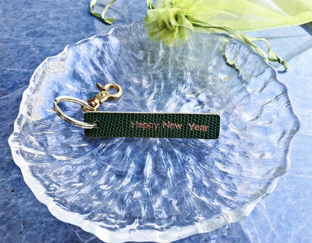 Leather Keychain, Keyring, Cute Key Chain, Handmade Bag Charm, Birthday