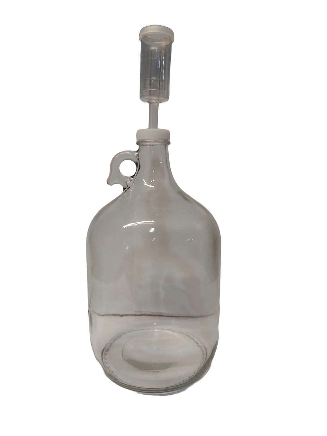 Glass Carboy With Air Lock Setup, One Gallon or Half Gallon Etsy