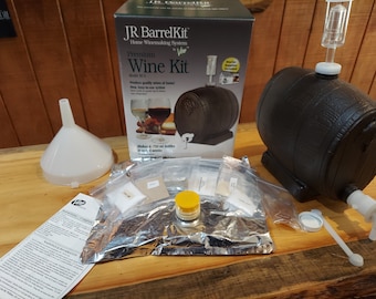 1.5 Gallon Premium Wine Kit - Vino JR BarrelKit Home Winemaking System