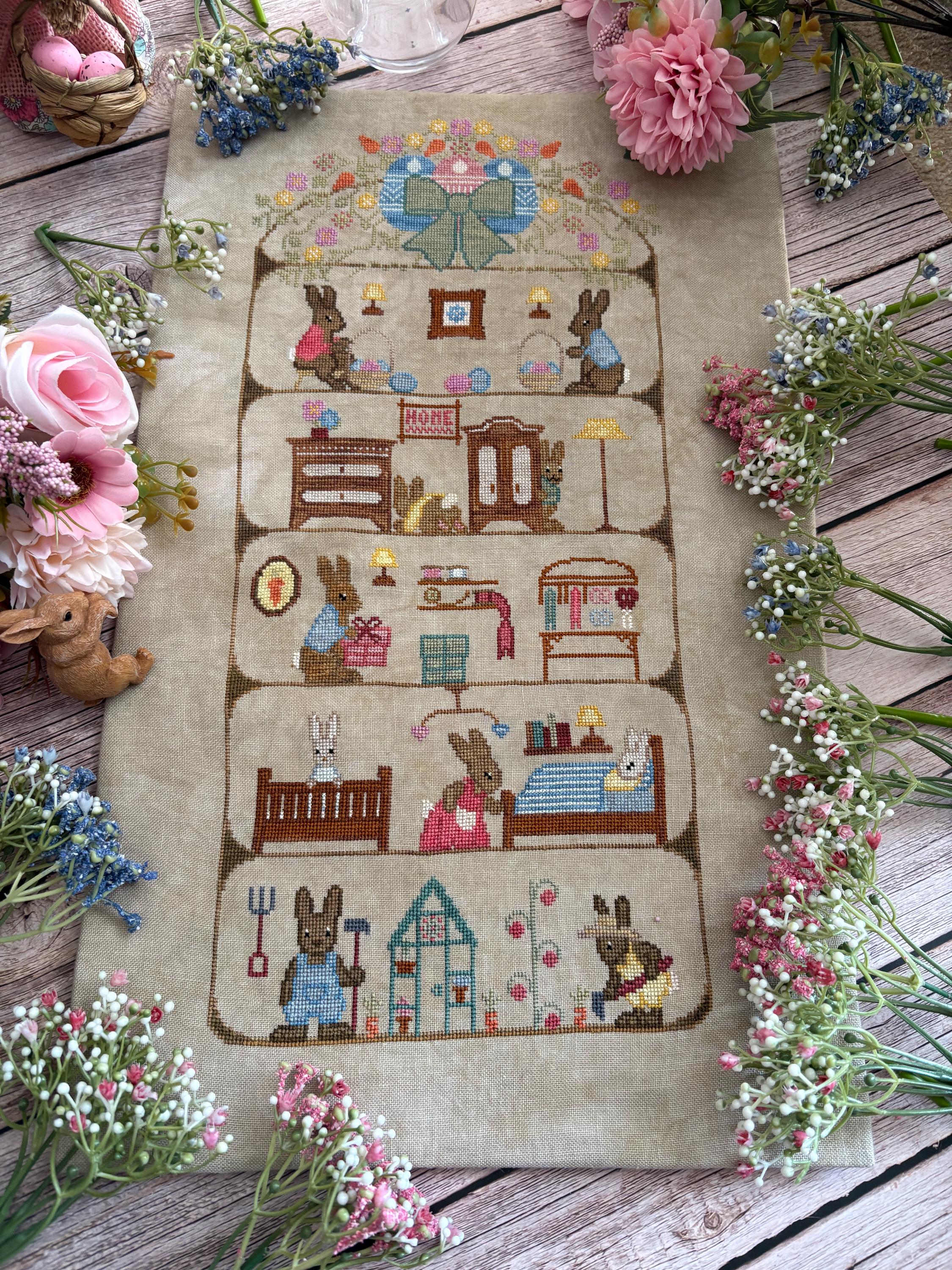Easter Bunny Emporium - PDF Cross Stitch Pattern - Etsy