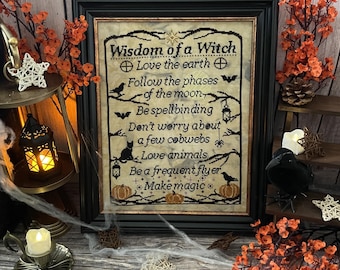 Wisdom of a Witch PDF cross stitch chart - Digital
