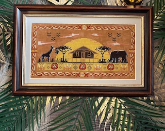 Sunset on the Savannah PDF Digital Crossstitch pattern