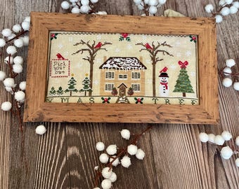 Pick your own - Xmas Trees cross stitch PDF