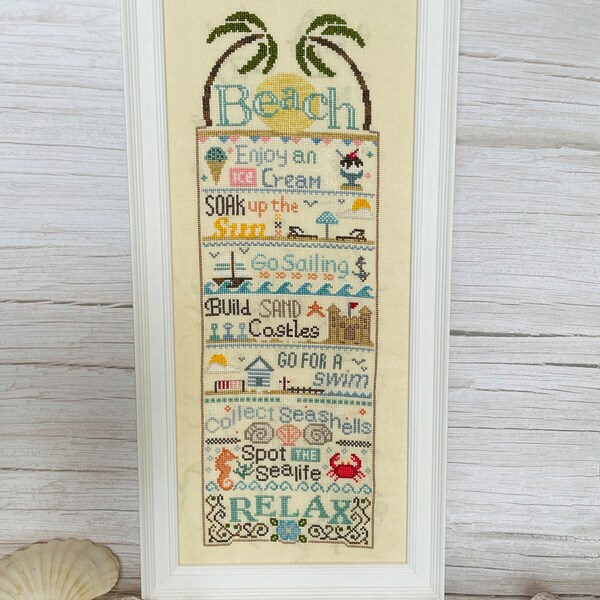 Beach - PDF Cross stitch pattern