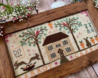 PDF cross stitch chart *digital chart* - Pick your own Carrot