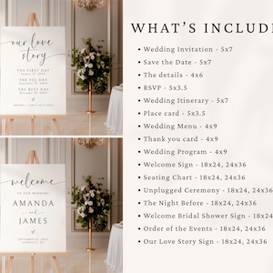 minimalist wedding
wedding invitation bundle
wedding sign bundle
modern minimalist
editable template
wedding signage	
reception sign bundle
invitation template
modern wedding signs
instant download	
printable wedding signs
elegant invite set	
wedding invite suite
wedding stationery
modern invite suite
wedding drinks
wedding bar menu
signature drinks
The Night Before
Save the Date 
Welcome Bridal Shower Sign