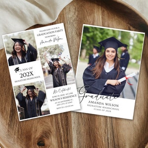 Graduation Invitation Template |  Graduation Invitation | Graduation Announcement | Graduation Party Template | Senior Graduate Announcement