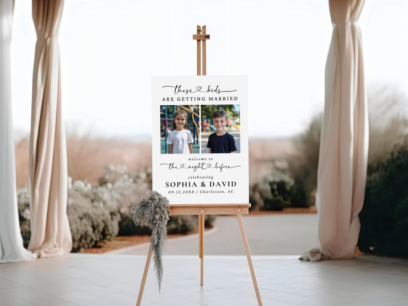 these kids are getting married
the night before welcome sign
rehearsal dinner welcome sign	
wedding rehearsal dinner
kids photo welcome sign
editable template sign
printable welcome sign
funny welcome sign
custom photo sign
rehearsal party sign
wedding sign with photo
childhood photos wedding sign
engagement party welcome sign
diy editable sign