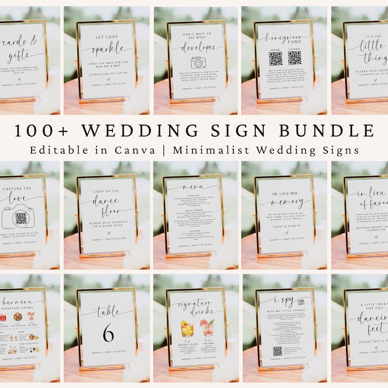 Wedding Decor and Signage - Etsy