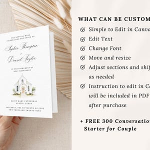 Catholic Wedding Program Template , Folded Catholic Mass Wedding ...