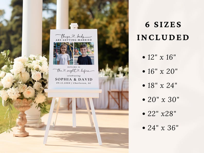 these kids are getting married
the night before welcome sign
rehearsal dinner welcome sign	
wedding rehearsal dinner
kids photo welcome sign
editable template sign
printable welcome sign
funny welcome sign
custom photo sign
rehearsal party sign
wedding sign with photo
childhood photos wedding sign
engagement party welcome sign
diy editable sign