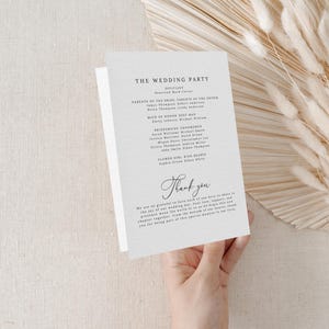Catholic Wedding Program Template – A beautifully designed folded program for your Catholic Mass ceremony. Includes sections for the Order of the Mass, readings, bridal party, and thank you message. Fully editable in Canva. Sizes included: US Letter (11x8.5”), A4 (11.69x8.26”), and 5x7”. Instant download, easy to customize and print. Perfect for traditional or modern Catholic weddings.