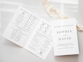 Wedding Infographic Program, Minimalist Wedding Program, Wedding Infographic Folded Program, Wedding Program Timeline, Modern Infographic product logo