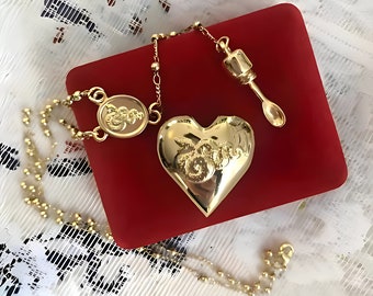 Lana Del Rey Coke Halskette Gold und Silber 3.0 | LDR Herz Halskette | LDR Geschenk für sie | LDR Style Halskette