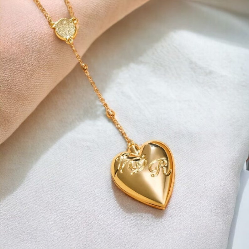 Lana Del Rey Coke Halskette Gold und Silber 3.0 LDR Herz Halskette LDR-Geschenk für Sie Halskette im LDR-Stil Bild 3