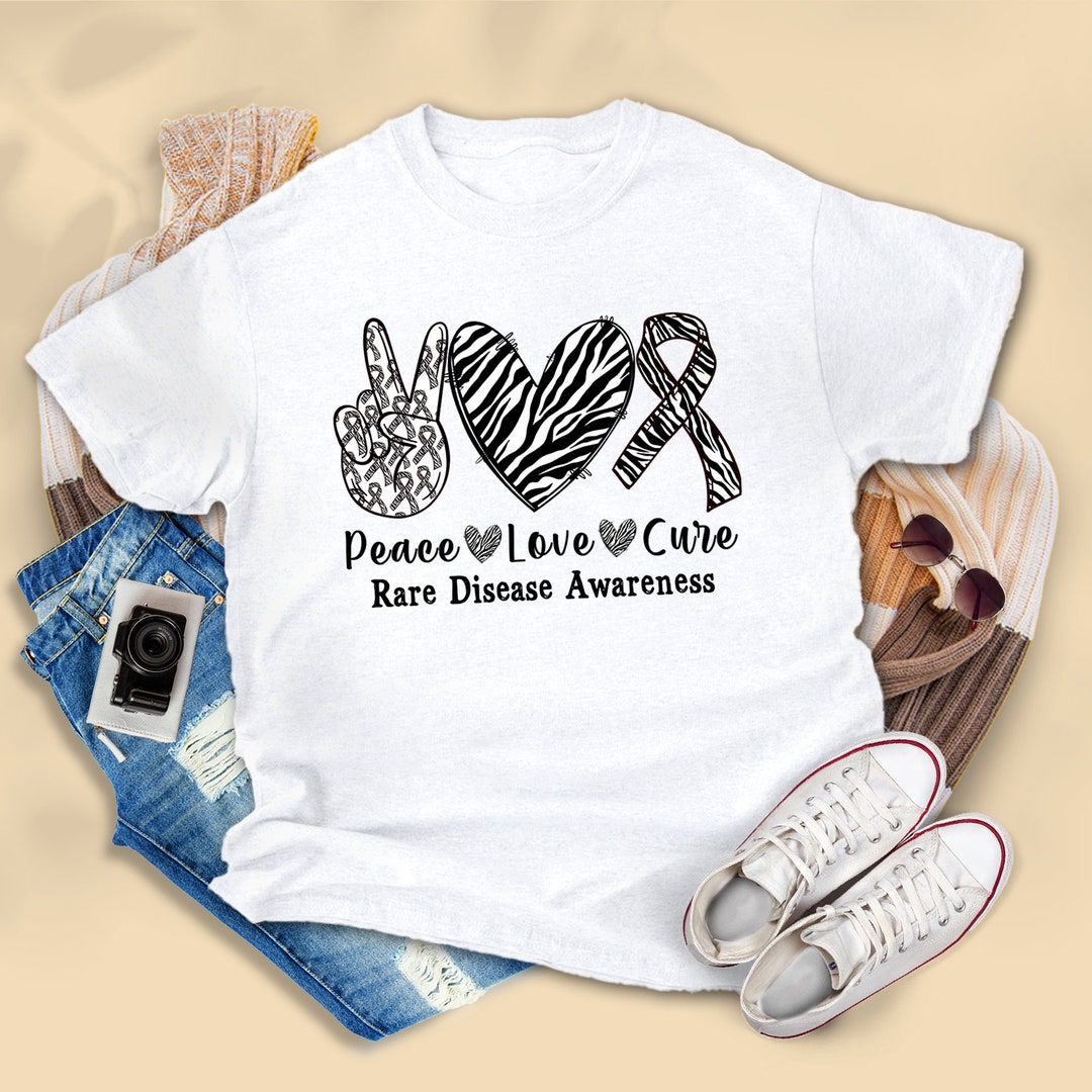 Butterfly Rare Disease Awareness Month Shirt, Zebra Ribbon Shirt, Rare