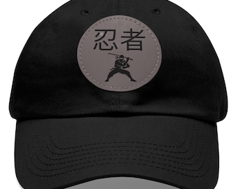 Boné Ninja Dad Hat Ninjutsu, Boné de Beisebol, Boné para Amante de Ninjas, Assassinos e Espiões Japoneses