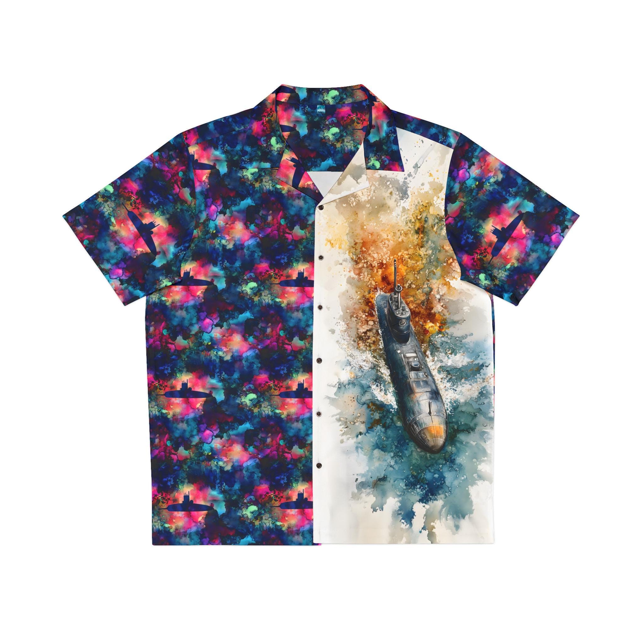 Hawaiian Shirt for Submarine Lovers, Submariners Shirt, Underwater 