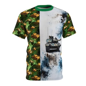 Military Tank Tee, Unisex T-Shirt for Tank Lovers, Veteran Shirt, Army Armor Pattern, Military Inspired Gift, Patriotic Tee, Tanks T-shirt