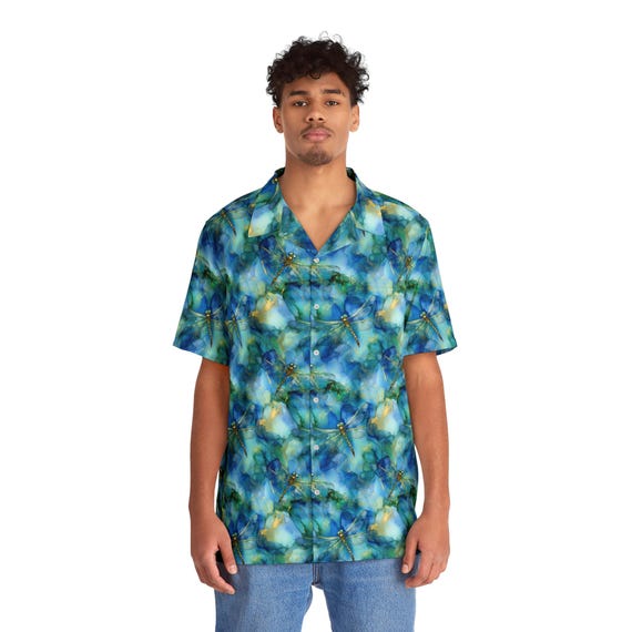 Chemise Hawaïenne Homme Paradise Found - Bleu, Motif Marlin, Taille XL