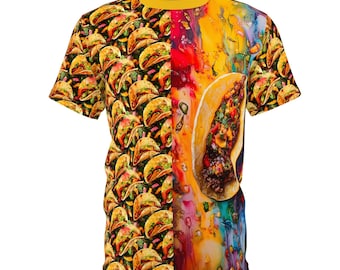 Camiseta de martes de tacos, camiseta para amantes de la comida, camiseta gráfica unisex, regalo para amantes de los tacos, camiseta divertida de comida, ropa para fiestas de tacos, camiseta de tacos para amantes de la comida.
