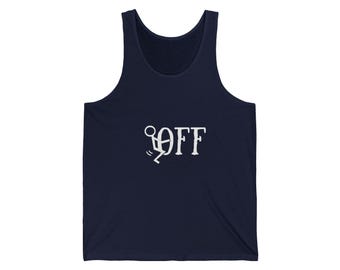 Stick Figure Humping Off Tank Top | Funny Stickman Graphic Tank