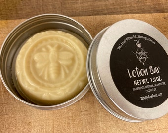 Natural Beeswax Lotion Bar - 1 oz.