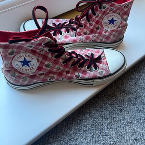 Luna Lovegood converse trainers hi tops uk 7 vintage image 1