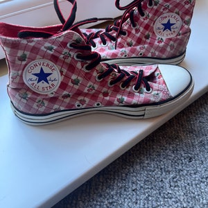 Luna Lovegood converse trainers hi tops uk 7 vintage image 5