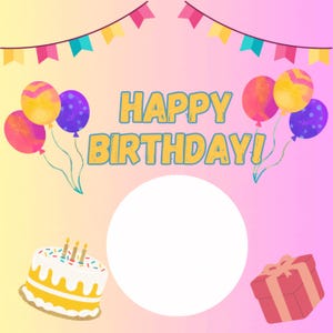 Cartão de feliz aniversário