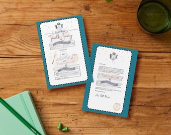 Aandenken tandenfee visitekaartje (digitale download)