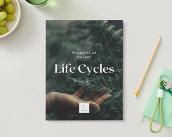Wonders of Nature Life Cycle Workbook, Homeschool Science (digitale download)