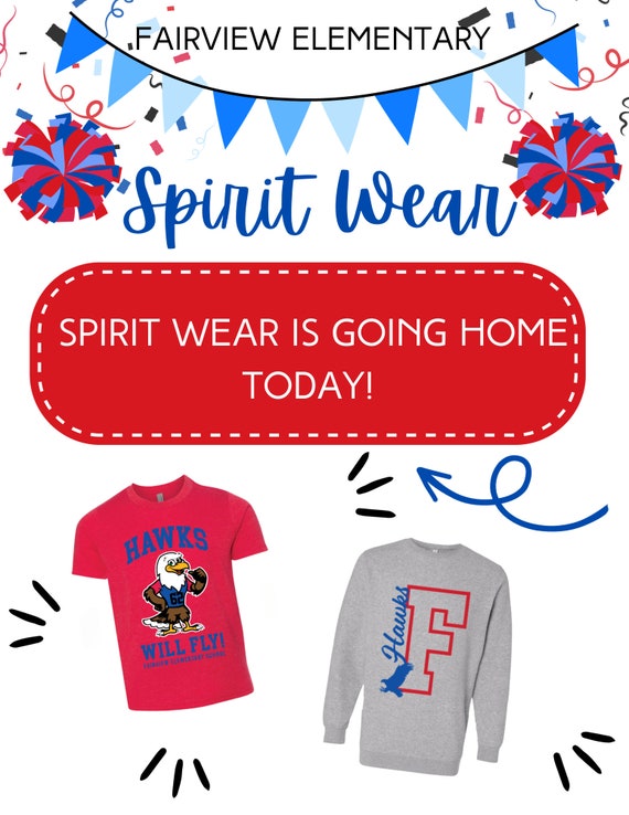 DIGITAL PTO/PTA Spirit Wear Flyer, School Fundraiser, Spirit Night, School  Social Media Post, School Email