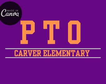 DIGITALE PTO/PTA Spirit Wear-ontwerp, logo, shirtontwerp, sjabloon bewerken om zelf te maken of op bestelling te laten maken