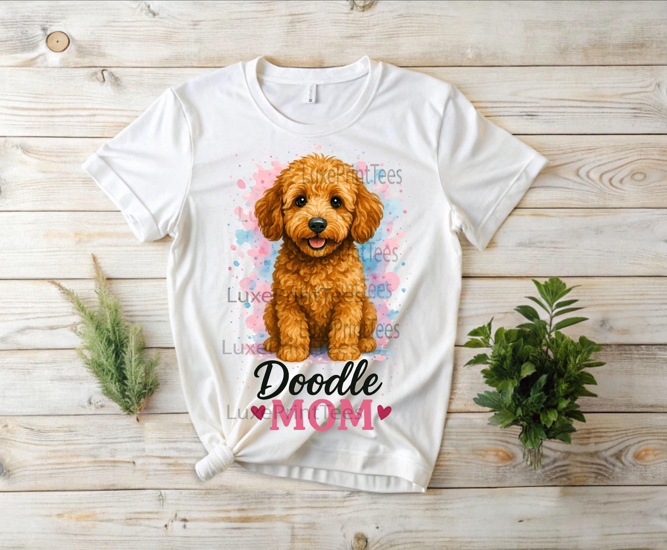 Doodle Mom PNG, Goldendoodle Mama Png, Cute, Watercolor, Dog Mom Life ...