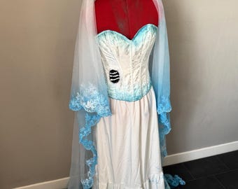 costume Emily Wedding Funeral corpse bride tim Burton