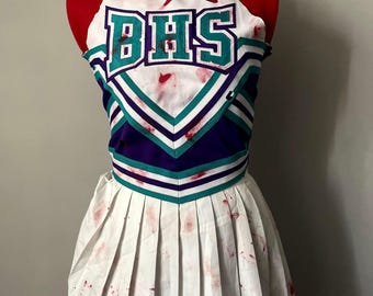 Cheerleader Uniform Halloween Zombie Costume