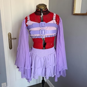 ariana grande purple mini dress Ariana Grande Lavender Short Bubble Mini Dress