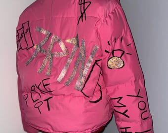 Ariana Grande 7 rings sweetener world tour jacket