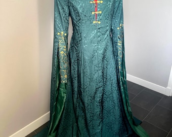 Alicent Hightower medieval cosplay dress, House of Dragon