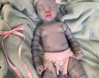 18 Zoll (46 cm) Ganzkörper-Silikon-Avatar-Reborn-Babypuppe